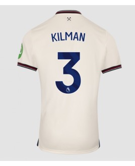 Günstige West Ham United Max Kilman #3 Auswärtstrikot 2025-26 Kurzarm